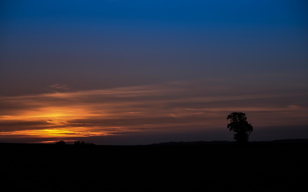 ländliche Abend